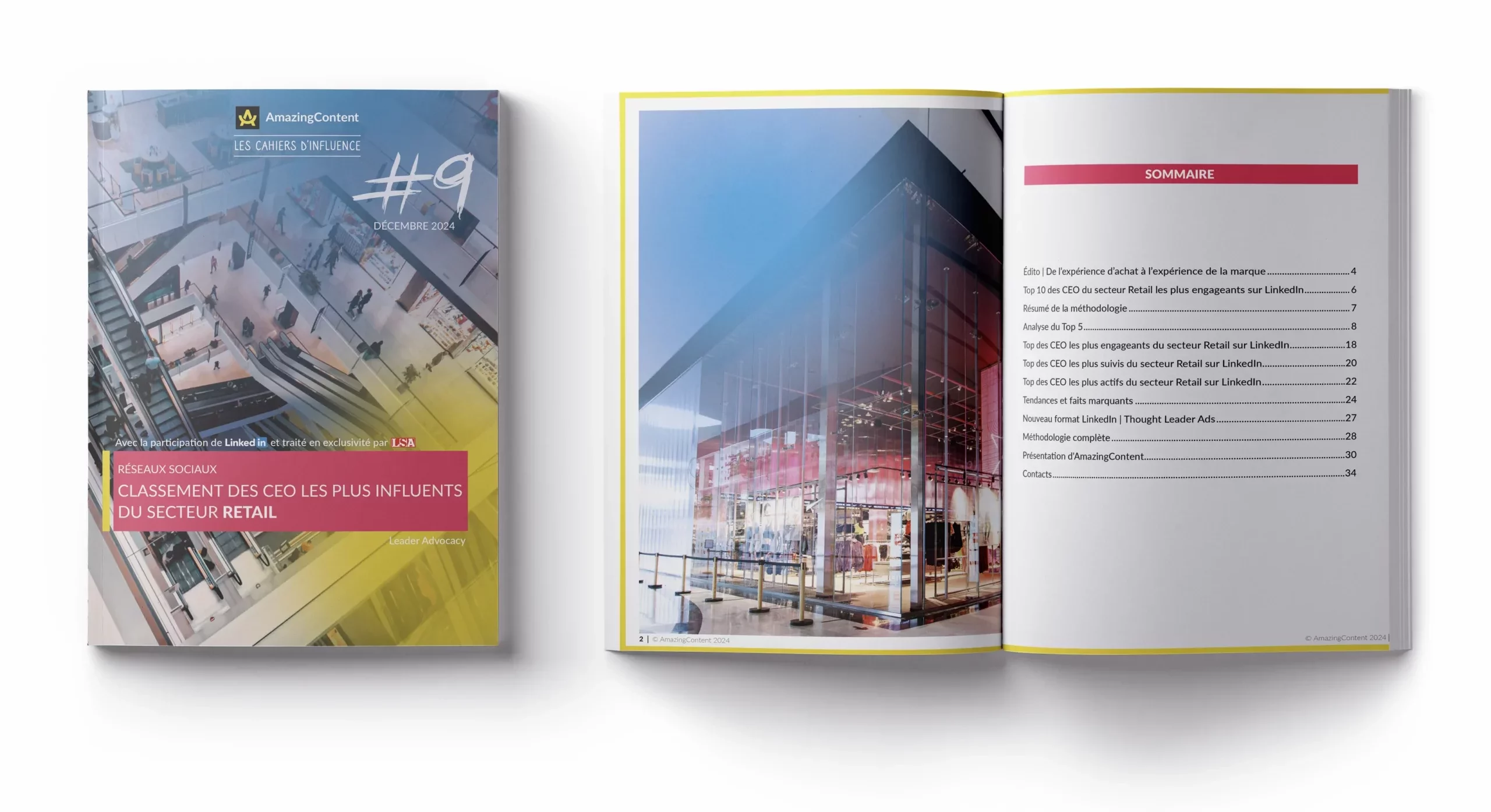 Amazing Content : ise en page et direction artistique du classement thématique - Retail