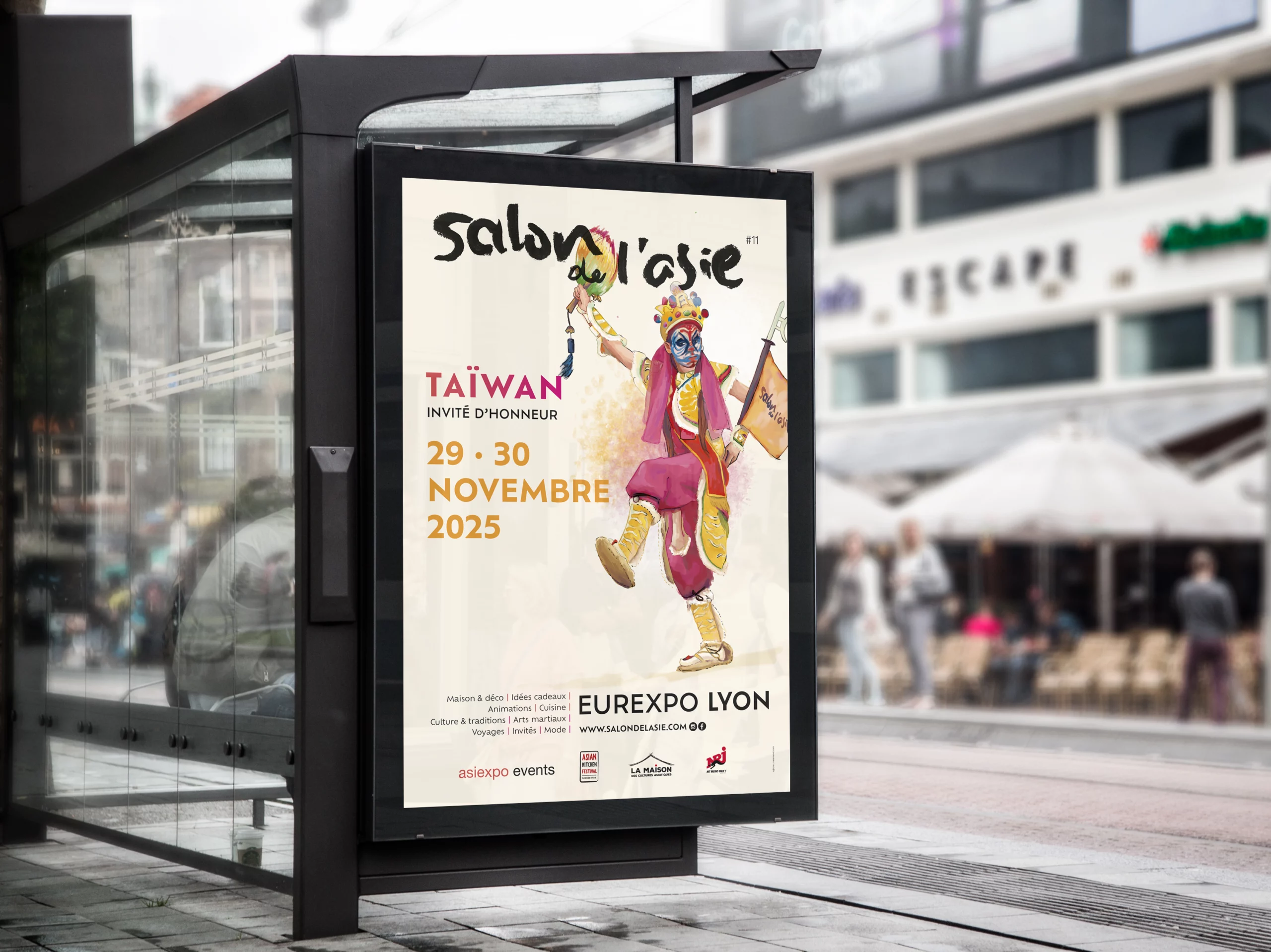 affiche 2025 de japan touch Lyon - salon de l'asie