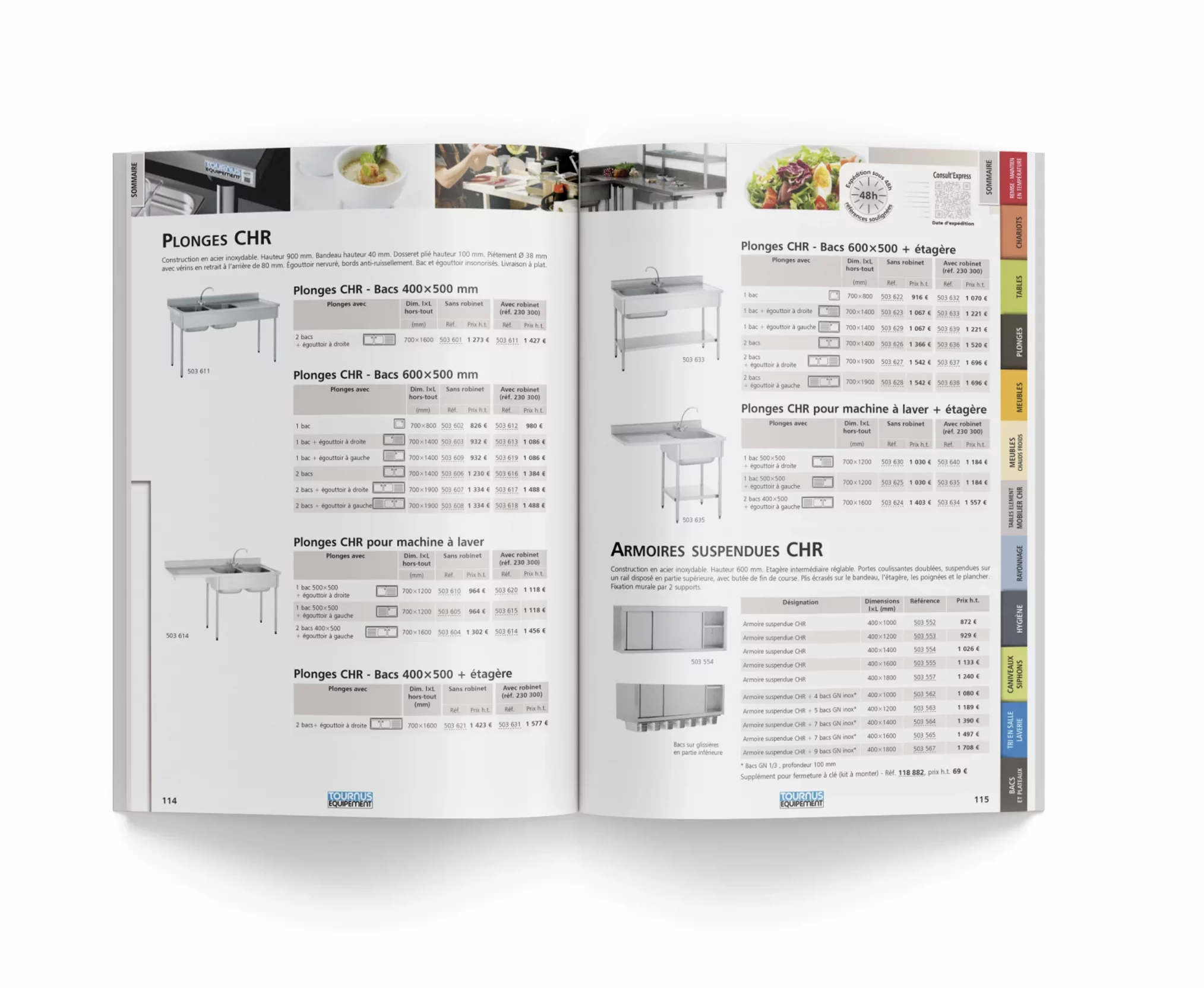 catalogue-tournus-equipement-en-cuisine Catalogues Tournus Équipement : mise en page et suivi de fabrication