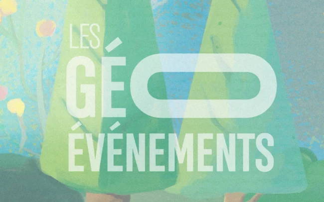 affiche pour le Géoparc du Beaujolais