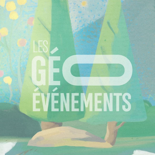 affiche pour le Géoparc du Beaujolais