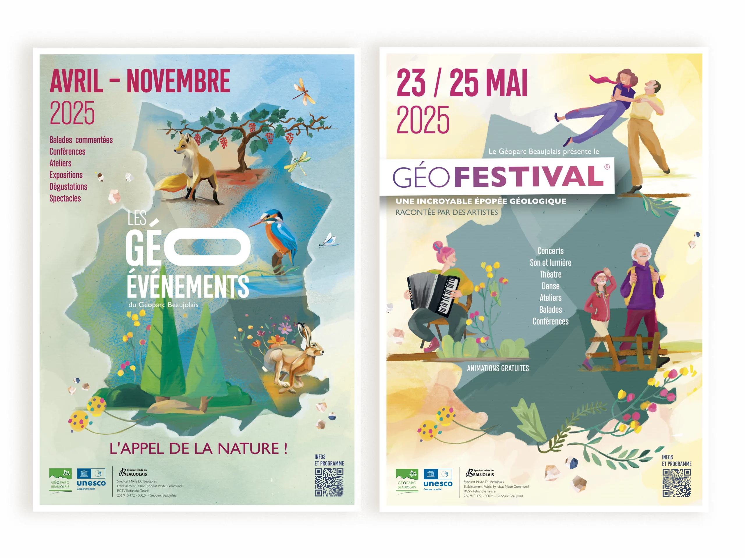 geoparc-geo-evenements-affiches Affiches Géoparc du Beaujolais