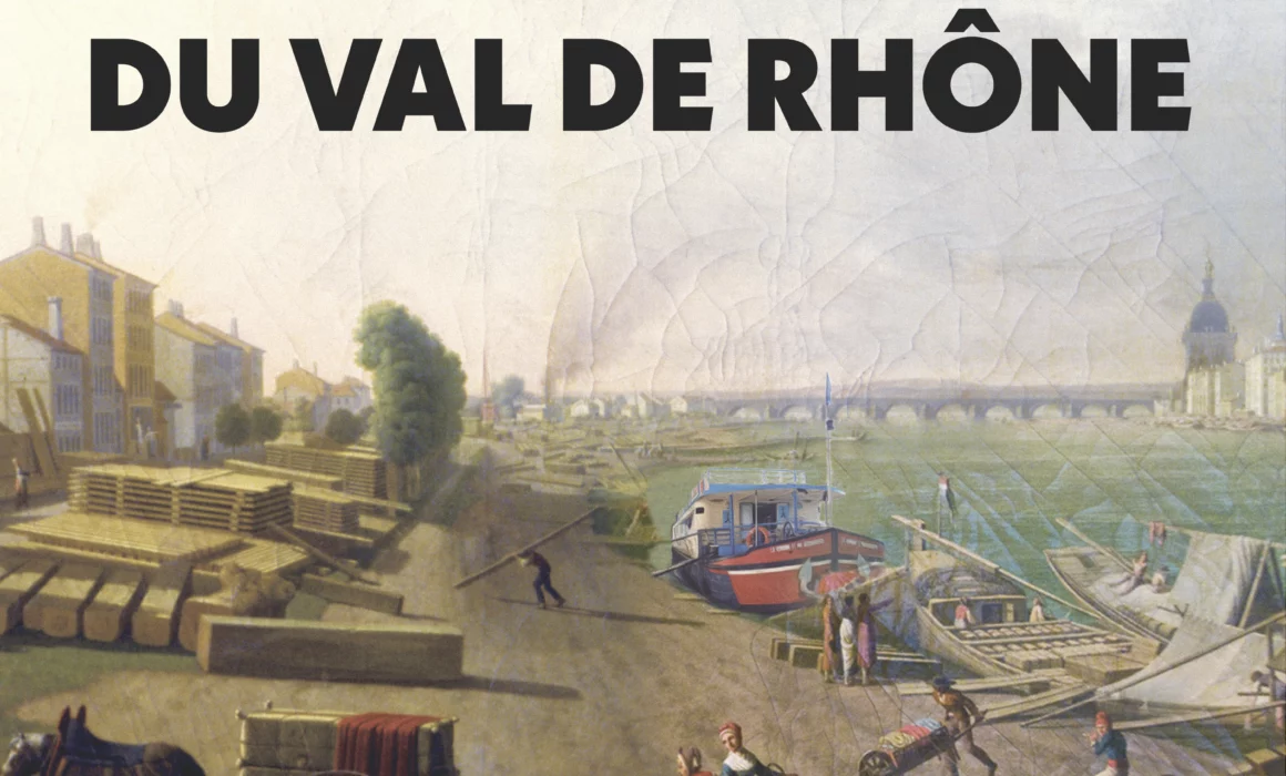 Les bords du Rhône, Lyon d'après Charles-François Nivard, 1804 : montage photo ©Musée Gadagne