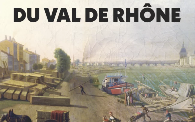 Les bords du Rhône, Lyon d'après Charles-François Nivard, 1804 : montage photo ©Musée Gadagne
