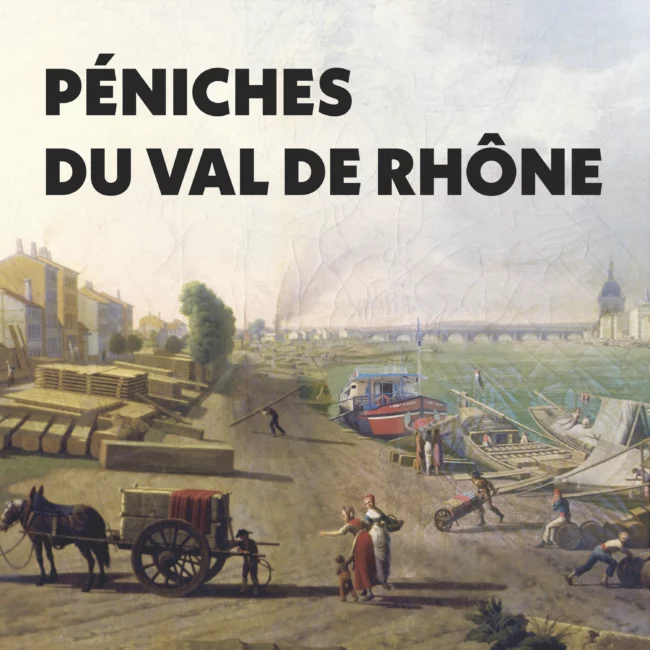 Les bords du Rhône, Lyon d'après Charles-François Nivard, 1804 : montage photo ©Musée Gadagne