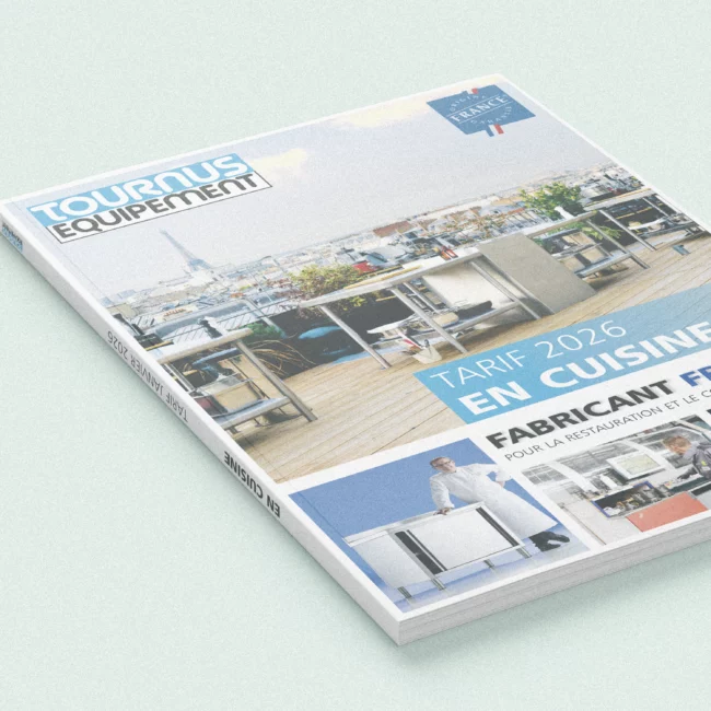 Catalogues Tournus Équipement : mise en page et suivi de fabrication