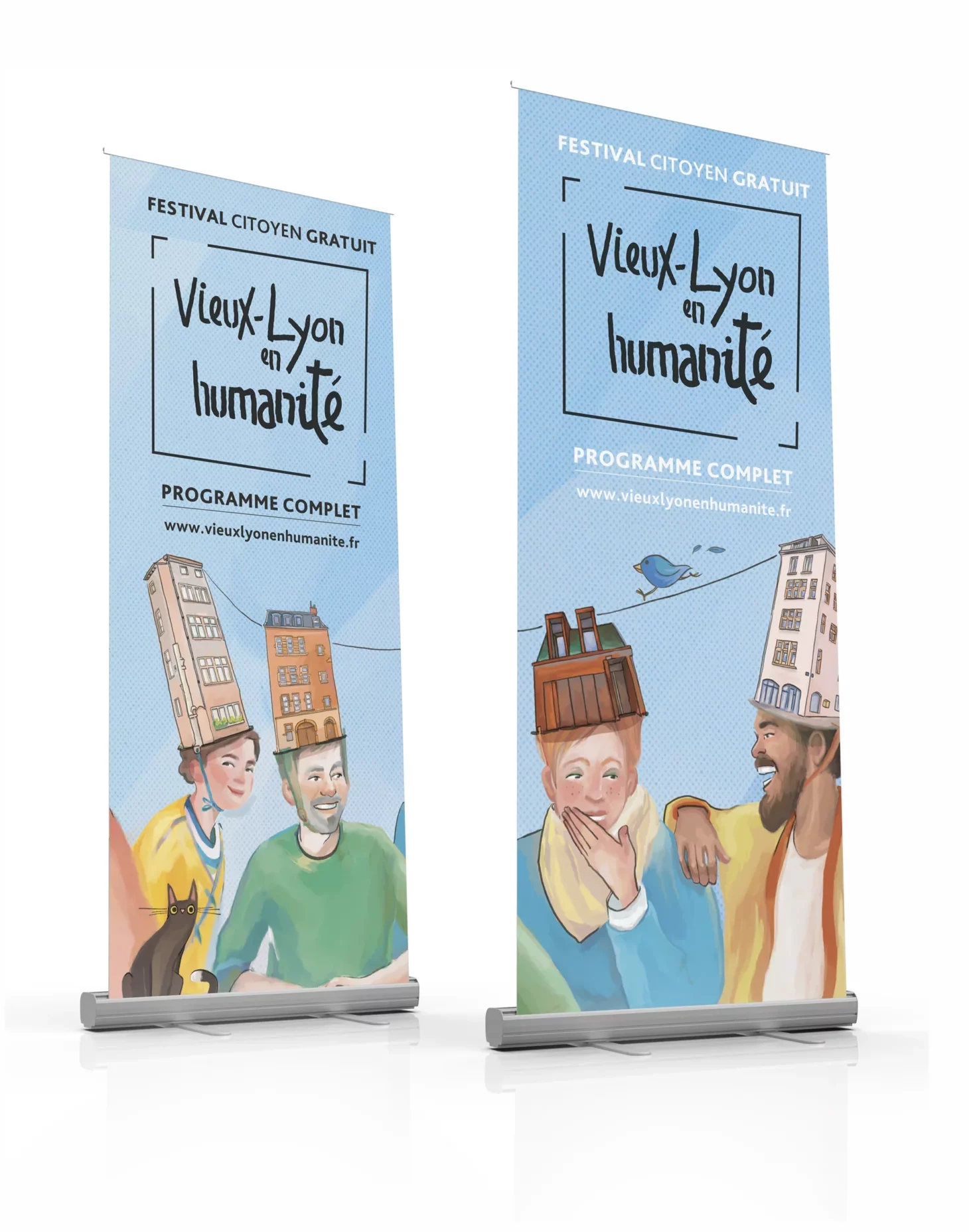 Festival Vieux Lyon en Humanité : signalétique