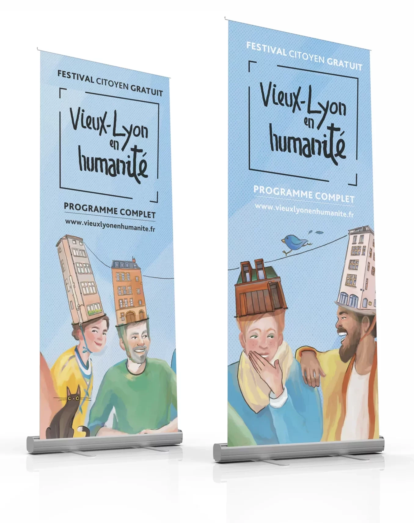 Festival Vieux Lyon en Humanité : signalétique